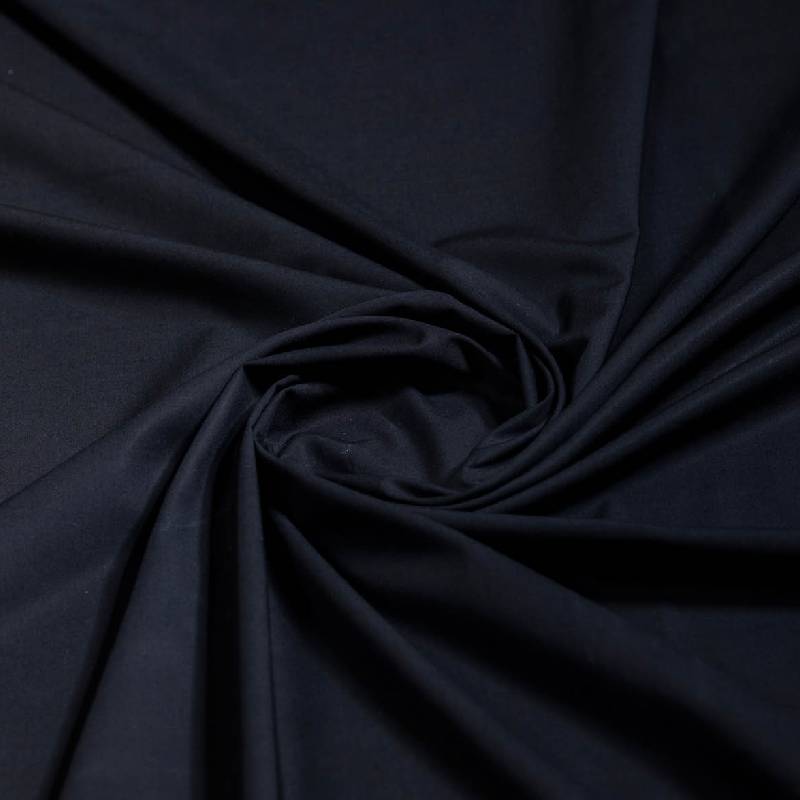TRADITIONAL Black Unstitched Fabric Cotton