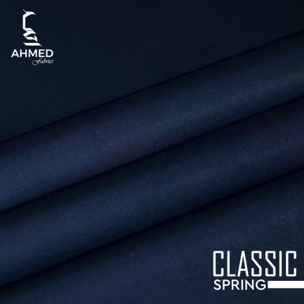 CLASSIC SPRING Navy Blue Premium Men Unstitched Fabric