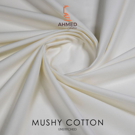 MUSHY Off White Cotton Fabric