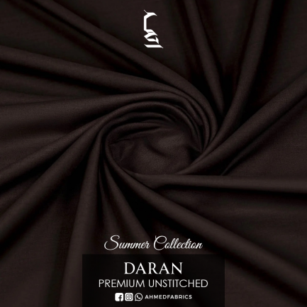 DARAN Dark Brown Premium Unstitched Collection