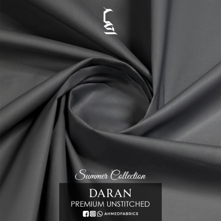 DARAN Dark Grey Premium Unstitched Collection