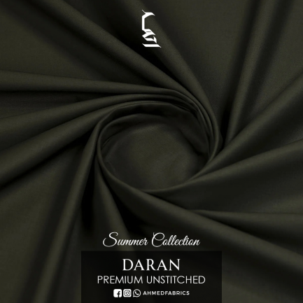 DARAN Dark Green Premium Unstitched Collection