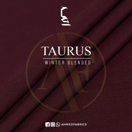 Taurus – Dark Maroon Unstitched Winter Blended