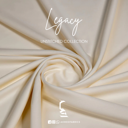 LEGACY Cream Premium Men Unstitched Fabric