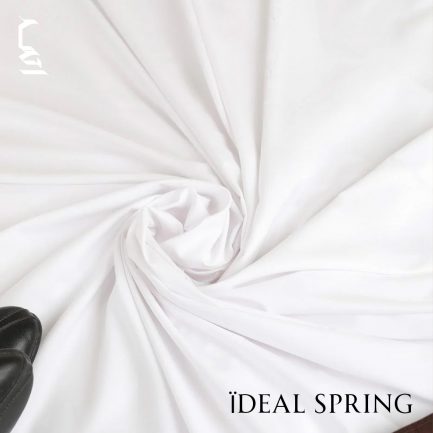 IDEAL SPRING Milky White Men Unstitched Fabric